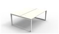 DESK RAPID INFINITY DOUBLE SIDED 1500X700MM LOOP LEG NO SCREEN 2 PERSON NATURAL WHITE