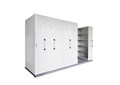 MOBILE SHELVING RAPIDLINE 6 BAYS 400D MM  3560LX980WX2150H MM WHITE