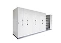 MOBILE SHELVING RAPIDLINE 8 BAYS 400D MM  4450LX980WX2150H MM WHITE