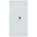 WARDROBE GO STEEL 1800HX910WX450D MM SILVER GREY