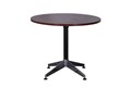 TABLE ROUND RAPID TYPHOON 900DIAX750HMM BLACKCHROME FRAME APPLETREE TOP