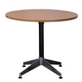 TABLE ROUND RAPID TYPHOON 1200DIAX750HMM BLACKCHROME FRAME BEECH TOP