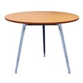 TABLE ROUND RAPID AIR 900DIAX730HMM CHROMEBLACK BASE BEECH TOP