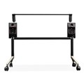 TABLE FRAME ONLY RAPID TYPHOON FLIPTOP SUITS 1800WX750DMM BLACK POWDERCOAT LOCKING CASTORS