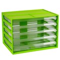 MULTI DRAWER ITALPLAST I 326FL A4 5 DRAWER LIME