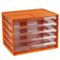 MULTI DRAWER ITALPLAST I 326FM A4 5 DRAWER MANDARIN