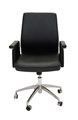 CHAIR EXECUTIVE PELLE MEDIUM BACK BLACK PU