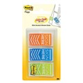 FLAGS POST IT PRINTED 682SHOBL SIGN HERE ORANGE BLUE  LIME 20 FLAGS PER COLOUR