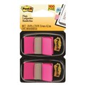 FLAGS POST IT 680BP2 TWIN PACKS BRIGHT PINK PK100