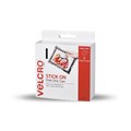 ADHESIVE STRIP VELCRO HOOK ONLY 25MMX36M WHITE