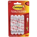 ADHESIVE MOUNT 3M COMMAND 17006 MINI HOOKS CLEAR PK6