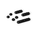 CABLE CLIP DURABLE CAVOLINE 504137 SELF ADHESIVE SET OF 7 MIXED CLIPS GRAPHITE