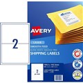 LABEL AVERY LASER L7168 TRUEBLOCK SHIPPING 1996X1435MM WHITE 2SHEET