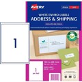 LABEL AVERY LASER ENVIRO L7167EV SHIPPING 1996X2891MM WHITE 1SHEET