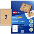 LABEL AVERY LASER L7168 SHIPPING 1996X1435MM KRAFT 2SHEET