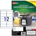 LABEL AVERY LASER L7913 ULTRARESISTANT 991X423MM WHITE 12SHEET