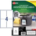 LABEL AVERY LASER L7915 ULTRARESISTANT 991X139MM WHITE 4SHEET