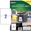 LABEL AVERY LASER L7916 ULTRARESISTANT 210X148MM WHITE 2SHEET
