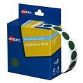 LABEL AVERY DISPENSER PACK CIRCLE 14MM GREEN DMC14G