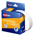 LABEL AVERY DISPENSER PACK CIRCLE 14MM WHITE DMC14C