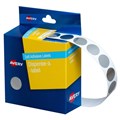 LABEL AVERY DISPENSER PACK CIRCLE 14MM SILVER DMC14SL