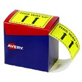 LABEL AVERY DISPENSER PACK 996X750MM THIS WAY UP RECTANGLE FLUORO YELLOW PK750