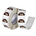 LABEL AVERY FOOD ROTATION DISPENSER PACK THURSDAY 24MM CIRCLE BROWN