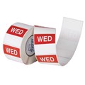 LABEL AVERY FOOD ROTATION DISPENSER PACK WEDNESDAY 40X40MM SQUARE RED