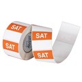 LABEL AVERY FOOD ROTATION DISPENSER PACK SATURDAY 40X40MM SQUARE ORANGE