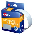 LABEL AVERY DISPENSER PACK RECTANGLE 24X38MM WHITE DMR2438W