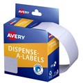 LABEL AVERY DISPENSER PACK RECTANGLE 24X49MM WHITE DMR2449W