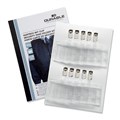NAME BADGE KIT DURABLE 869819 ACRYLIC 90X54MM PIN  INSERTS PK10