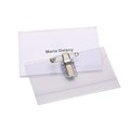 ID PRODUCT REXEL CONVENTION CARD HOLDER WITH PIN  CLIP BX50