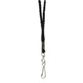 ID PRODUCT REXEL LANYARD CORD WITH SWIVEL CLIP 510MM BLACK PK10