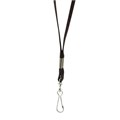 ID PRODUCT REXEL LANYARD FLAT WITH SWIVEL CLIP 510MM BLACK PK10