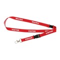 ID PRODUCT REXEL LANYARD 9841003 VISITOR RED PK5