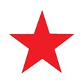 STAMP MERIT SHINY 9SHS0022 STAR RED