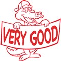 STAMP MERIT SHINY 9SHS0212 CROCODILE VERY GOOD RED