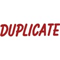 STAMP PRE INKED SHINY SEN1072 DUPLICATE RED