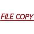 STAMP PRE INKED SHINY SEN1322 FILE COPY RED