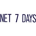 STAMP PRE INKED SHINY SEN1493 NET 7 DAYS BLUE