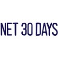STAMP PRE INKED SHINY SEN1513 NET 30 DAYS BLUE