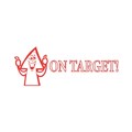 STAMP TEACHER SHINY SEN9342 ON TARGET RED
