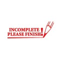 STAMP TEACHER SHINY SEN9362 INCOMPLETE PLEASE FINISH RED