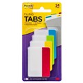 TABS POST IT DURABLE 686ALYR 50MM ASSTD COLOURS PK24