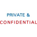 STAMP XSTAMPER 2010 PRIVATE  CONFIDENTIAL REDBLUE
