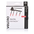 ADHESIVE STRIP VELCRO HOOK  LOOP 50MMX25M BLACK HEAVY DUTY