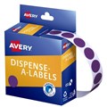 LABEL AVERY DISPENSER PACK CIRCLE 937264 14MM PURPLE MC14PU