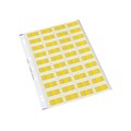 CODAFILE 162552 CODING LABELS ALPHA YELLOW C PK200