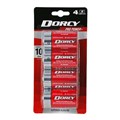 BATTERY DORCY SIZE D PK4